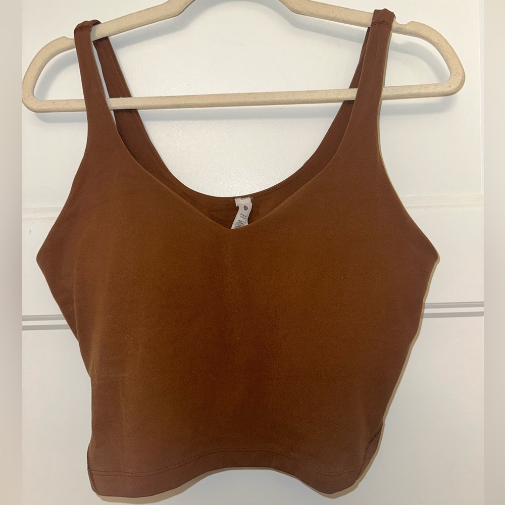 lululemon Align Tank Top Roasted Brown Size 12